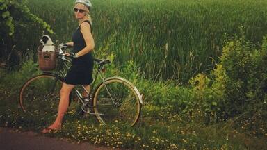 Biking with my wife Jackie on the Dakota Rail bicycle path not far from Lake Minnetonka. A beautiful day!