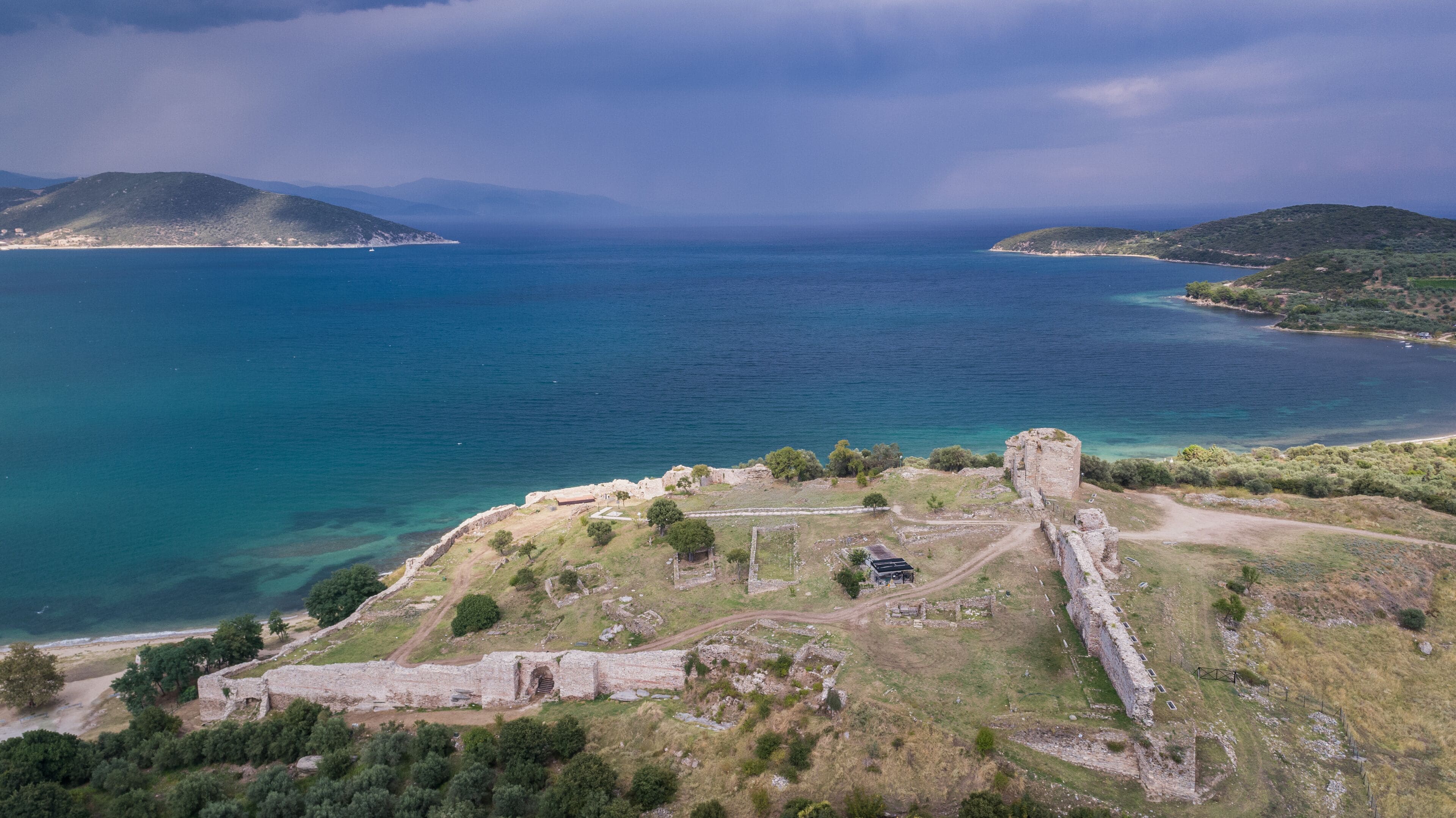 castle of Nea Peramos, Greece