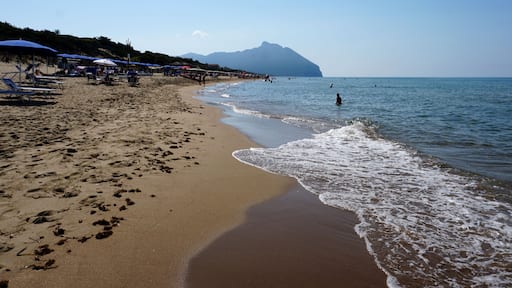 Spiaggia di Sabaudia, italia