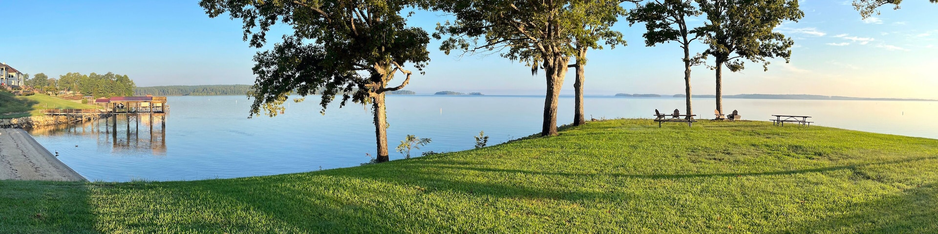 Toledo Bend Reservoir on the border of Texas and Louisiana