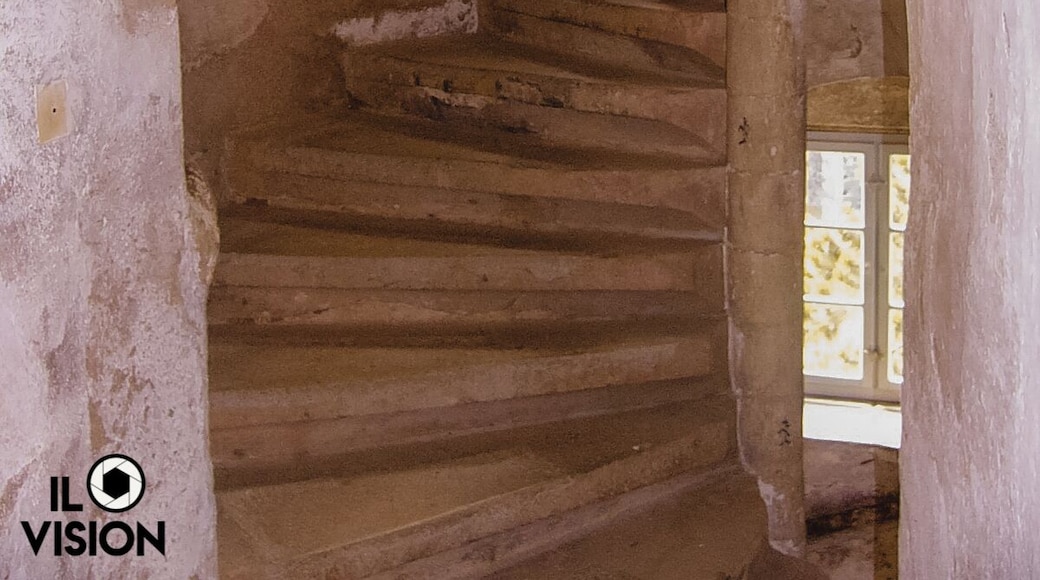 "Burg Stolpen" is a castle built on top of the SchloĂberg in the historical town of Stolpen.