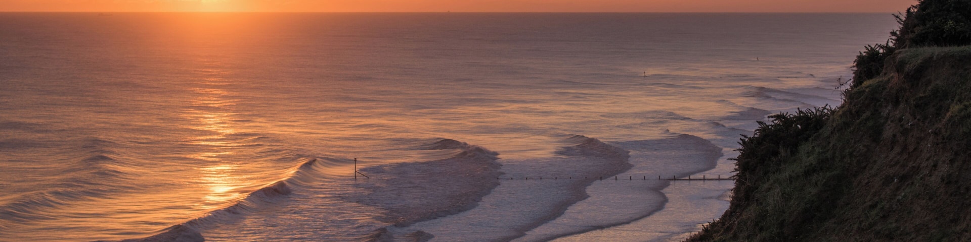 taken from the cliff top just past the holiday viallge access road at Sunrise