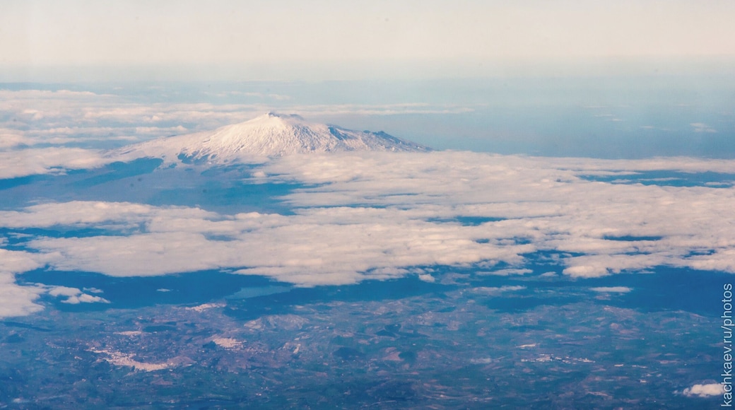 Aerial view of Mount Etna (2016)