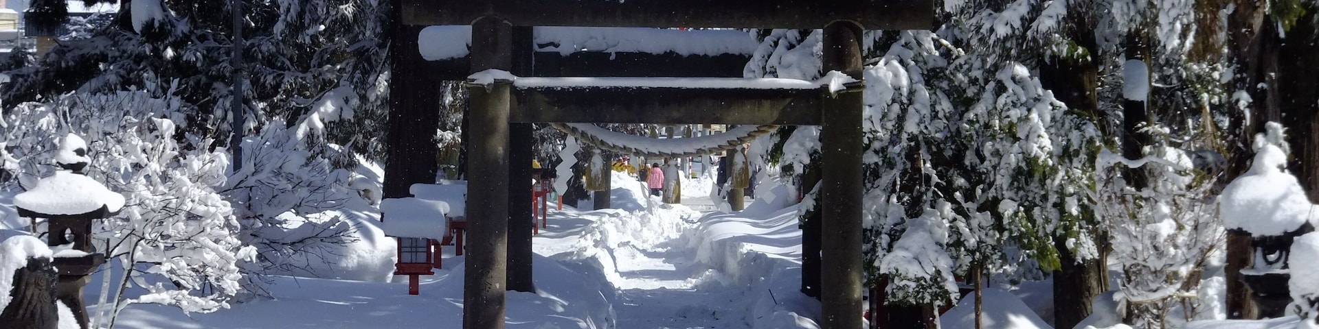 大館神明社(秋田県大館市)、参道
