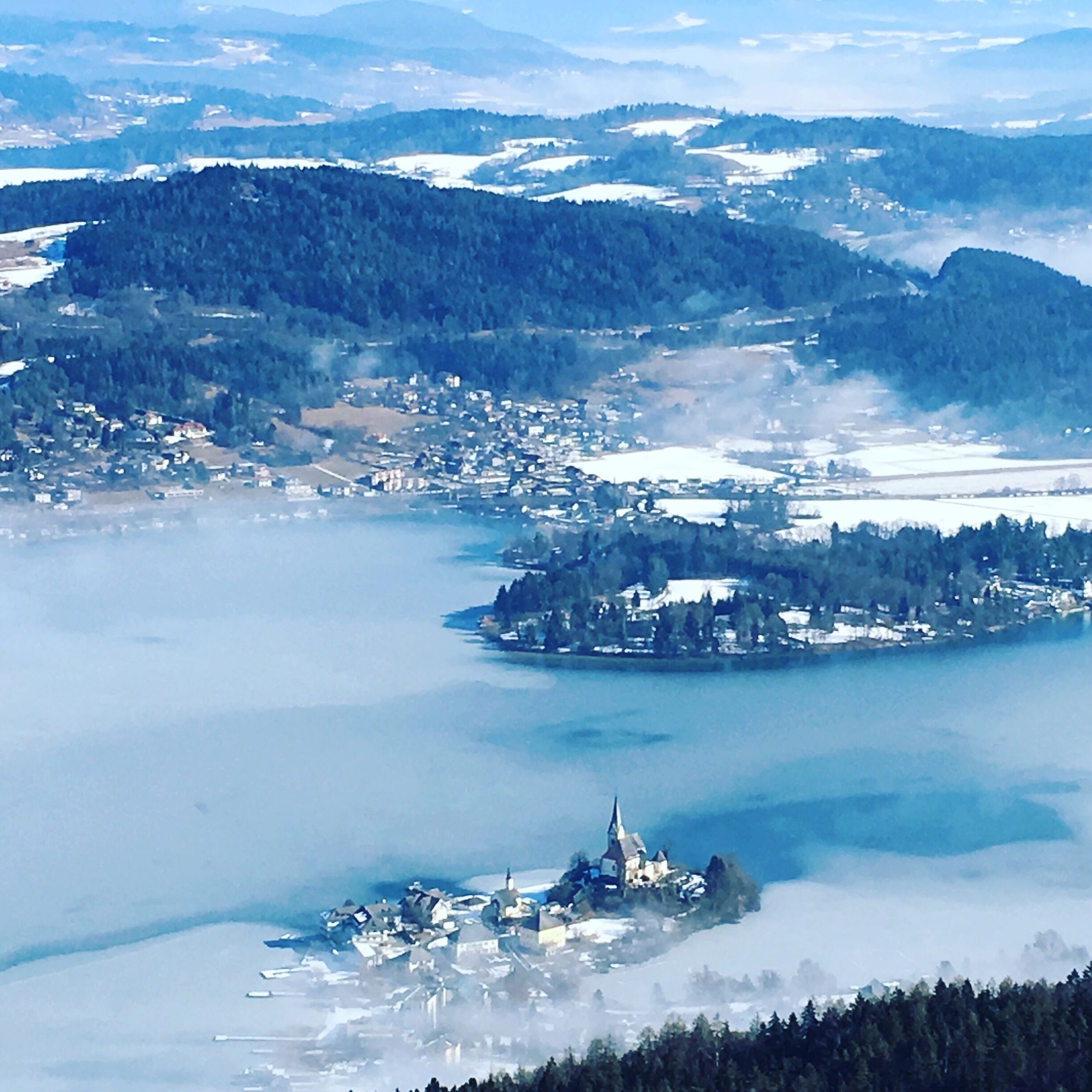 View of the mountains