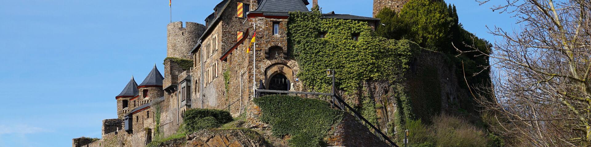 Castle Thurant at Alken City near Moselle river Germany