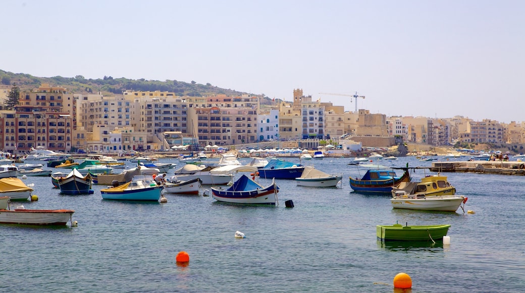 St. Paul\'s Bay which includes a coastal town and a bay or harbor