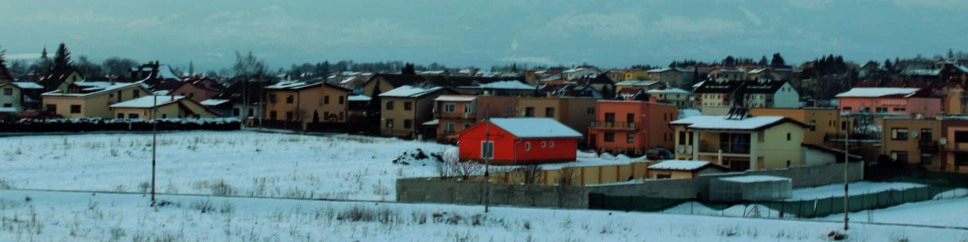 Great view from Poprad's train station! Beautiful memories of Winter 2018 :). I had a great trip to Slovakia and Poprad was my base. You can make easy trips to the Tatras from here.