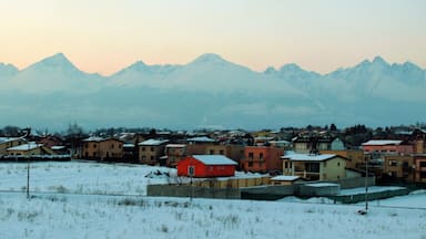Great view from Poprad's train station! Beautiful memories of Winter 2018 :). I had a great trip to Slovakia and Poprad was my base. You can make easy trips to the Tatras from here.