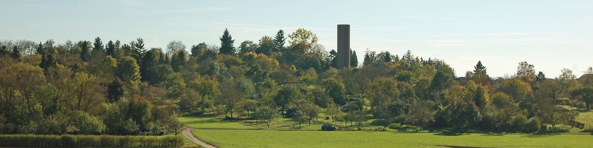 Wasserturm auf der Hurst bei Markgröningen (von Norden)