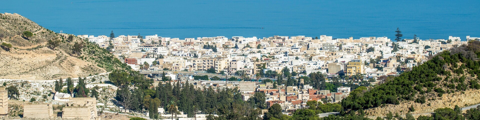 Ville en bord de mer