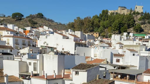 View at the village of Monda on Andalusia, Spain