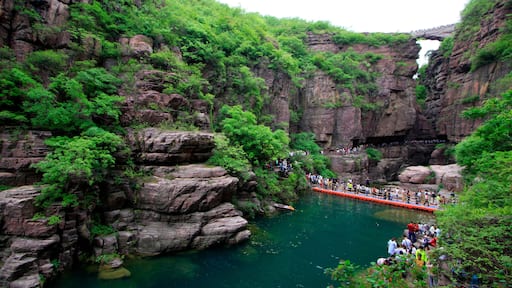 yuntai mountain scenic spot natural scenery, jiaozuo city, henan province, China.