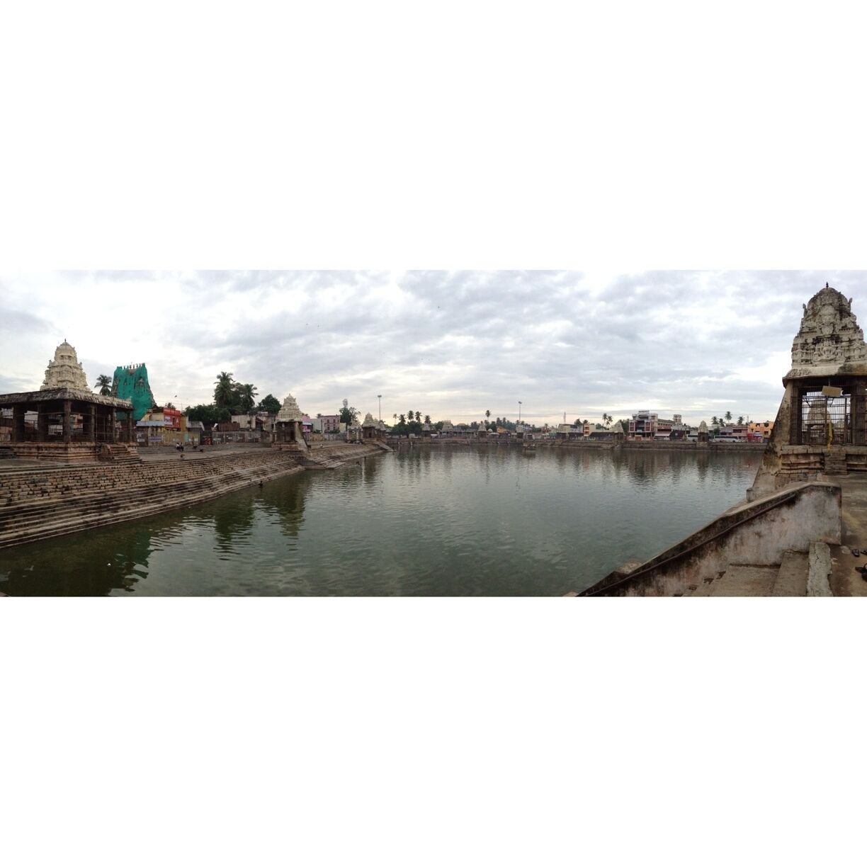 Sun rise at Mahamaham. 