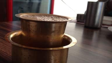 Kumbakonam degree coffee.