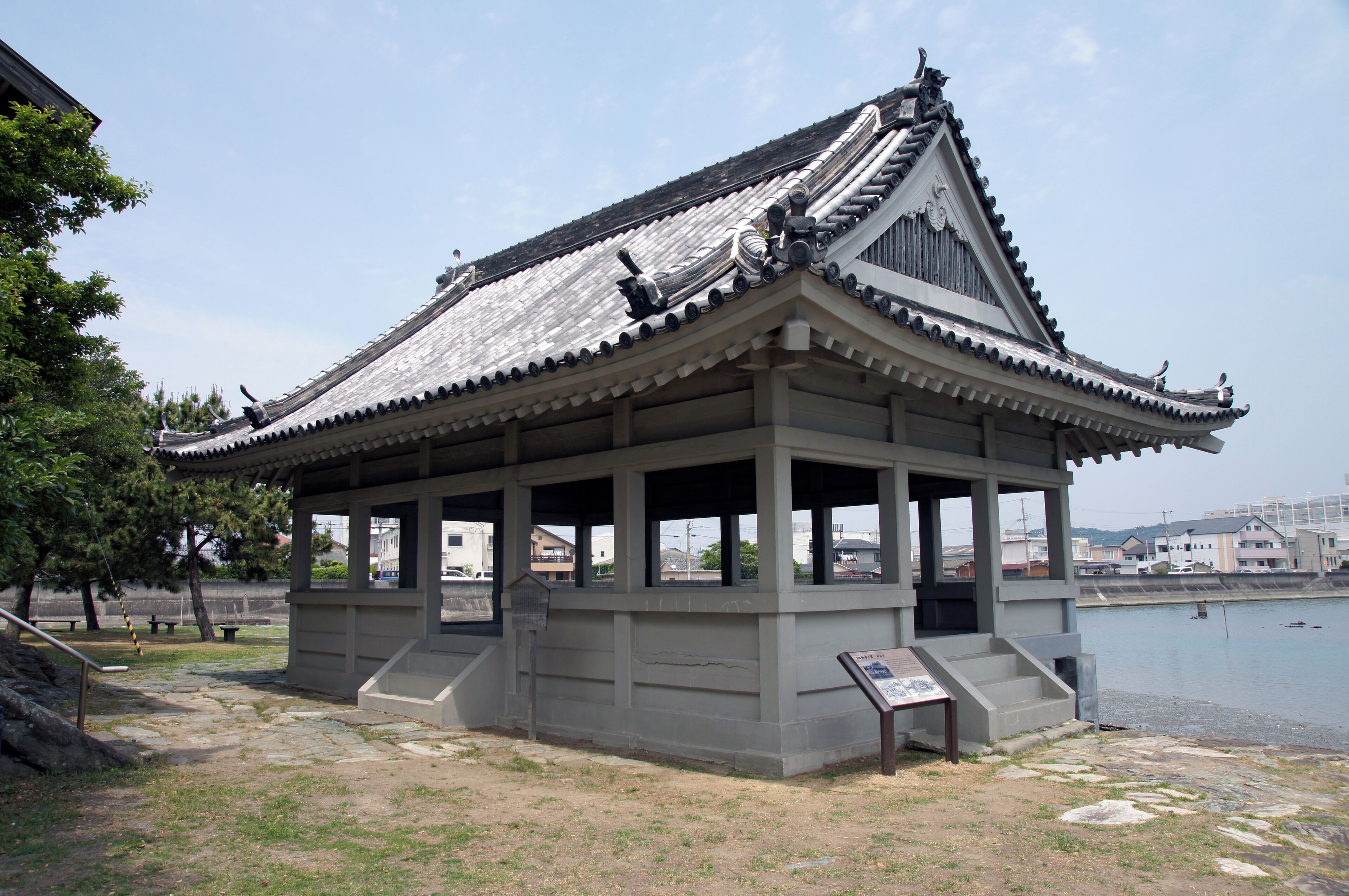 Kankaikaku of Kaizen-in in Wakanoura, Wakayama, Wakayama prefecture, Japan