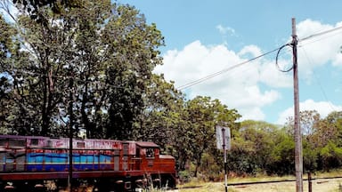 Train station at Habarana.