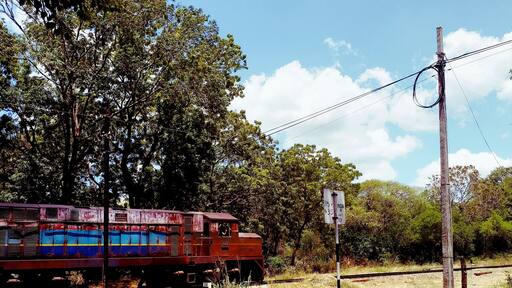 Train station at Habarana.