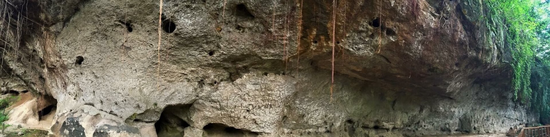 The petroglyphs are the human and animal-like figures engraved on the rockwall made of volcanic tuff. The Angono-Binangonan Petroglyphs are said to be the oldest known art works in the Philippines, dating back to circa 3,000 B.C.