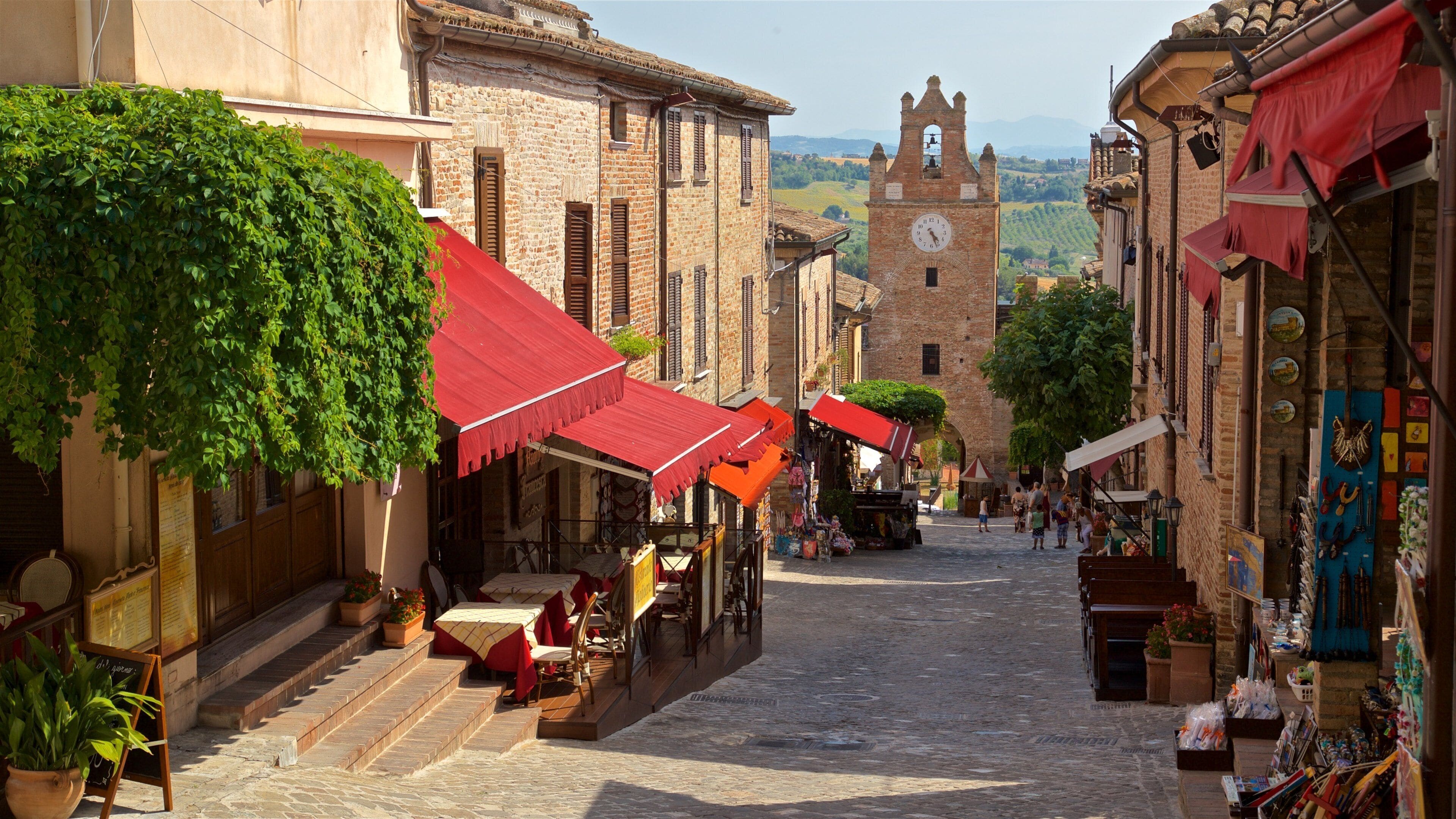 Gradara showing heritage elements