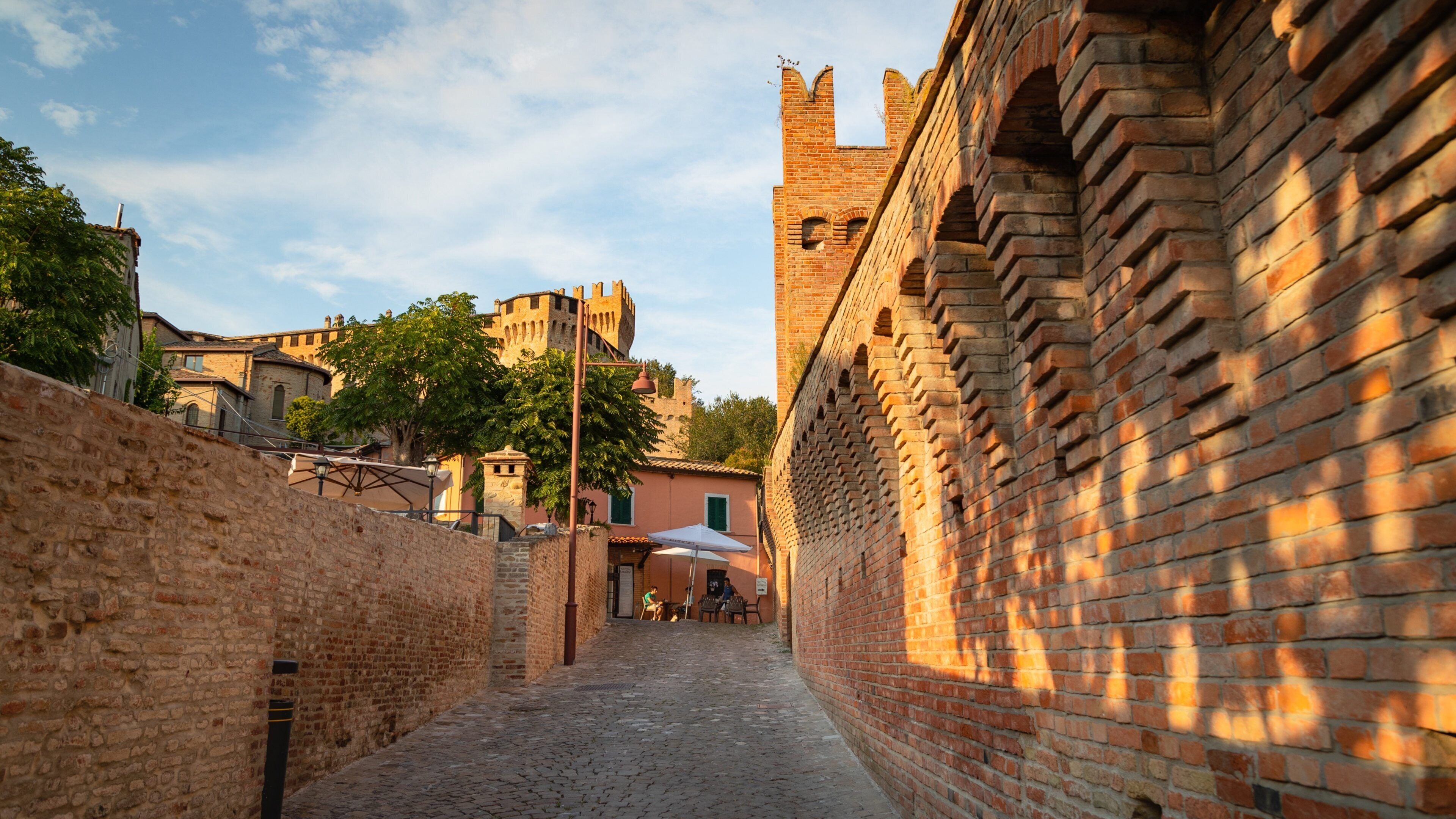 Gradara showing heritage elements