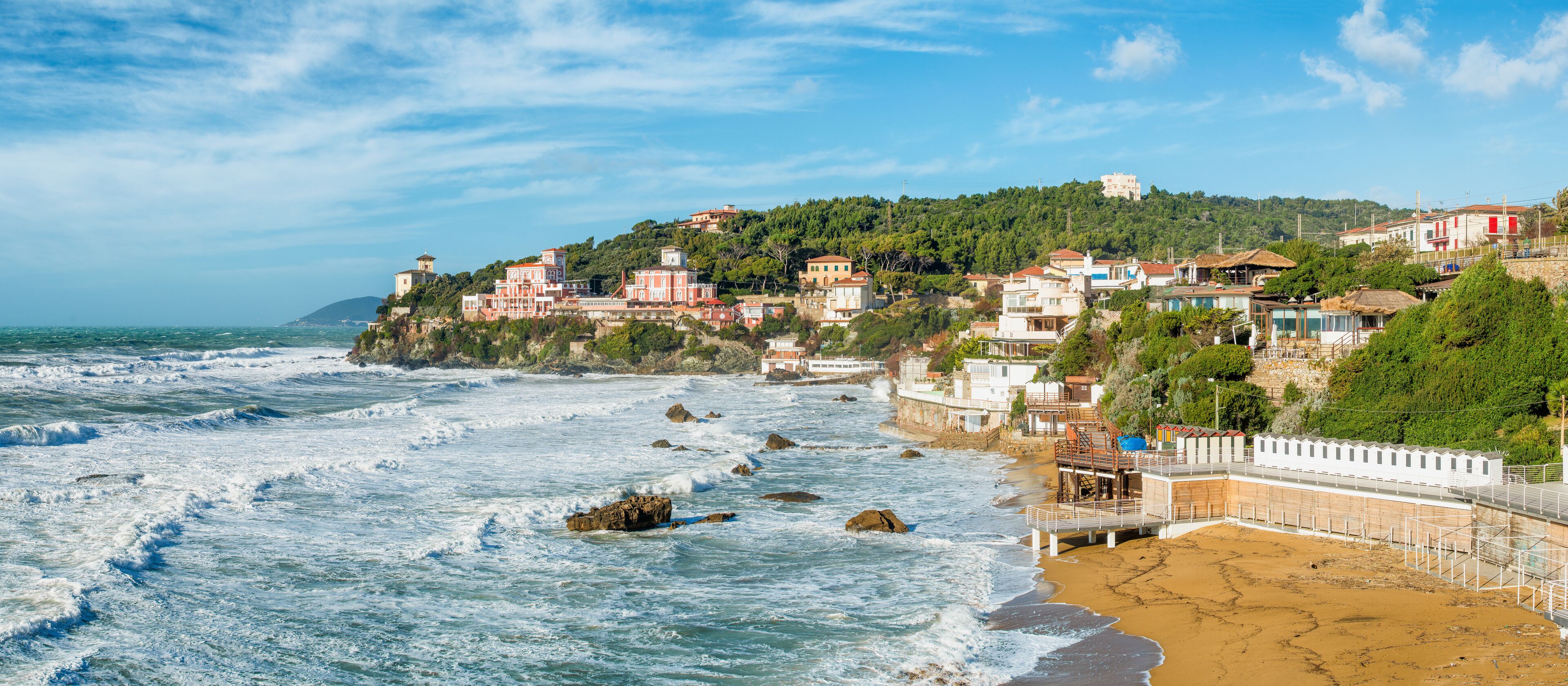 Castiglioncello, Tuscany - Coastal view during a storm
