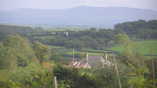Dartmoor through the storm clouds