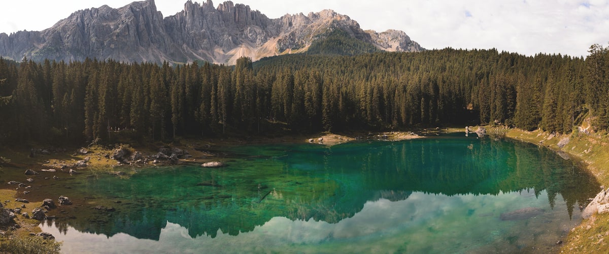 Lake of Carezza, Carezza, Nova Levante, Italy