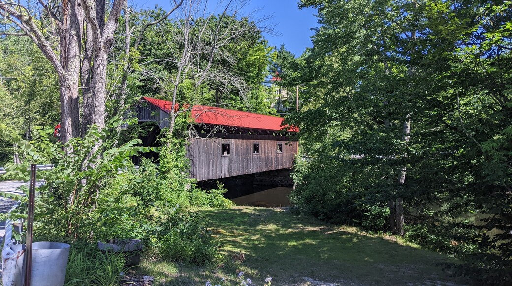 Waterloo covered bridge in Warner NH