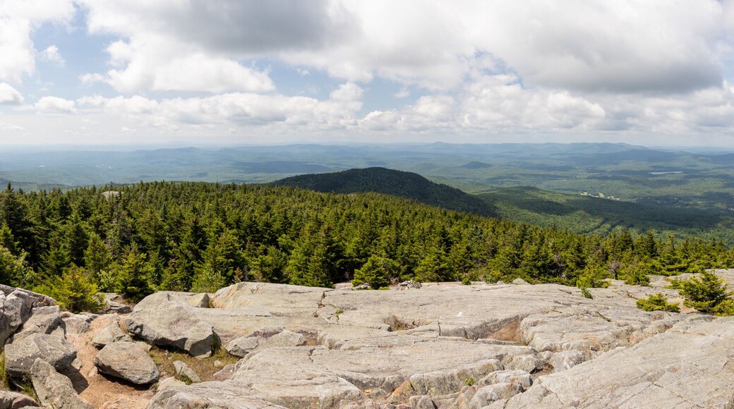 Panoramic view from the top of Mount Kearsarge, New Hampshire, USA