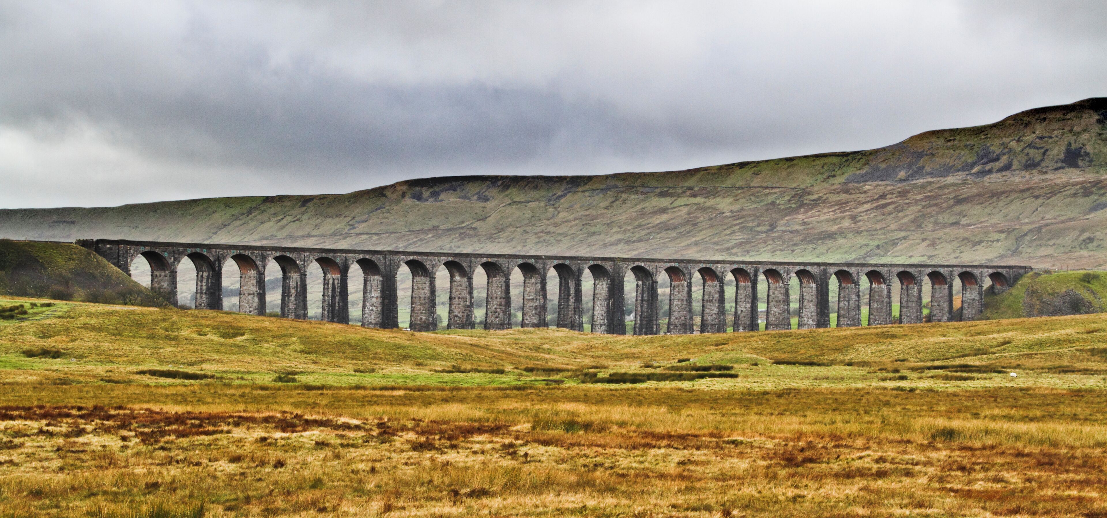 Here is a photograph of the Ribblehead Viaduct. Located in Ribblehead, Ingleton, Yorkshire, England, UK. You CAN view and download the full 18megapixel image in Flickr, check out the other sizes when viewing***
