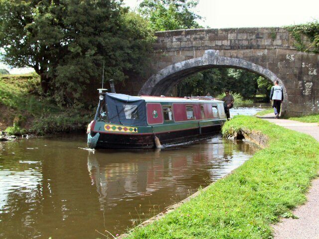 Tranquility. On the Lancaster Canal at Barkers Bridge, where road, rail and canal run side by side.