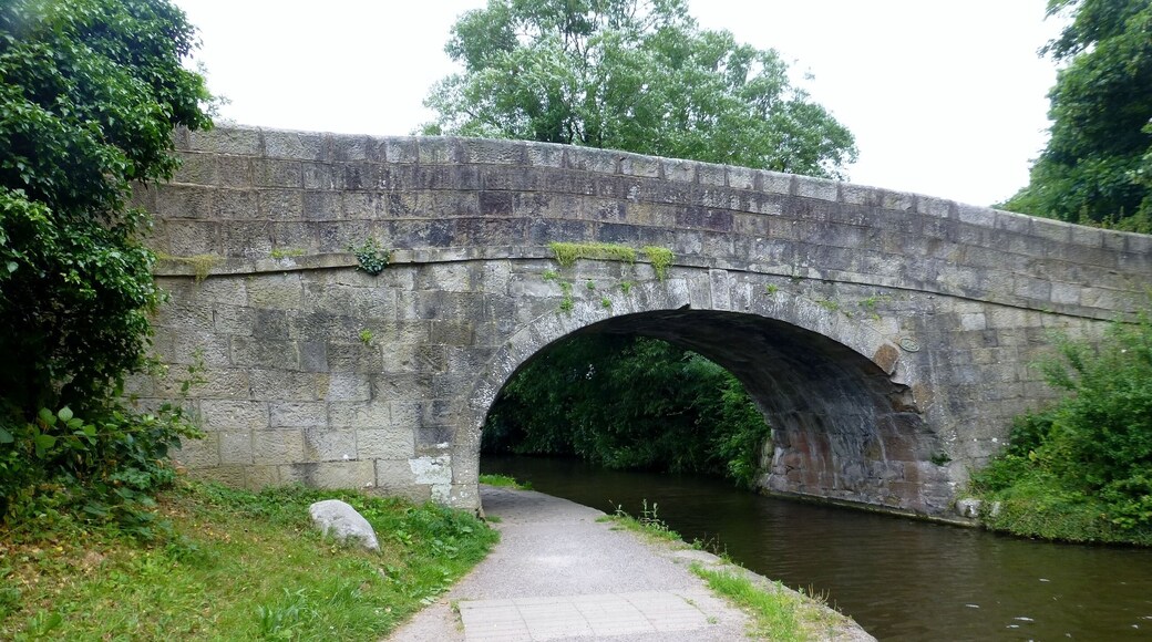 Photograph of Cinder Ovens Bridge, Bridge number 125 over the Lancaster Canal, Bolton-le-Sands, Lancashire