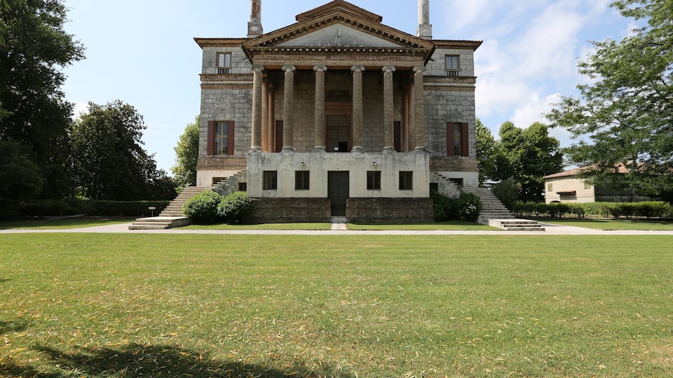 Villa Foscari in Mira near Venice. Seen from the front.
