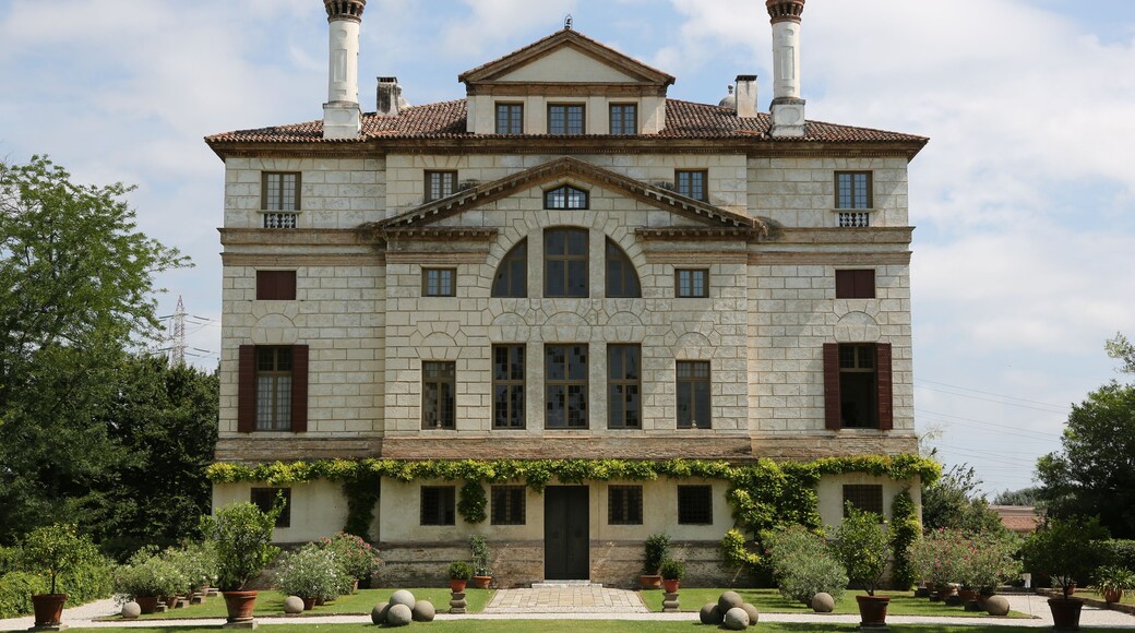 Villa Foscari, also called La Malcontenta, in Mira near Venice. Seen from the back.