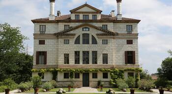 Villa Foscari, also called La Malcontenta, in Mira near Venice. Seen from the back.