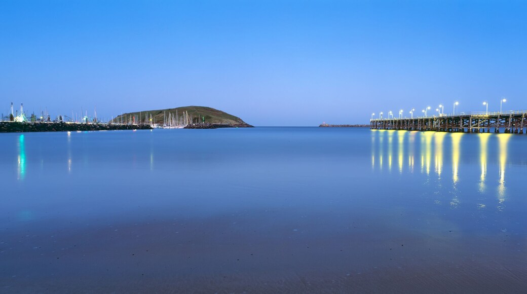 A panoramic image of the Coffs Harbour Jetting in the Mid North Coast of NSW, Australia