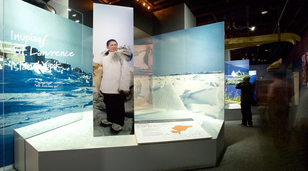 Alaska Native Heritage Center som inkluderer innendørs