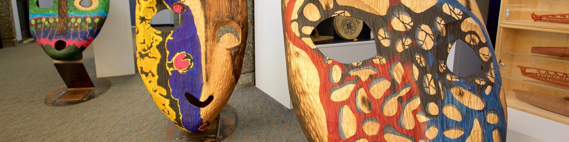 Alaska Native Heritage Center mostrando arte