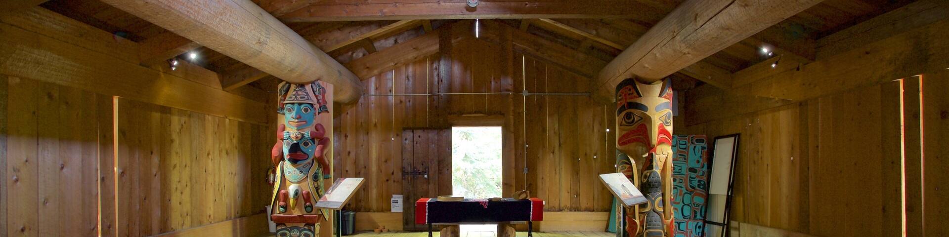 Alaska Native Heritage Center which includes interior views