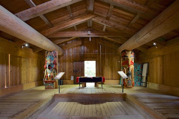 Alaska Native Heritage Center showing interior views