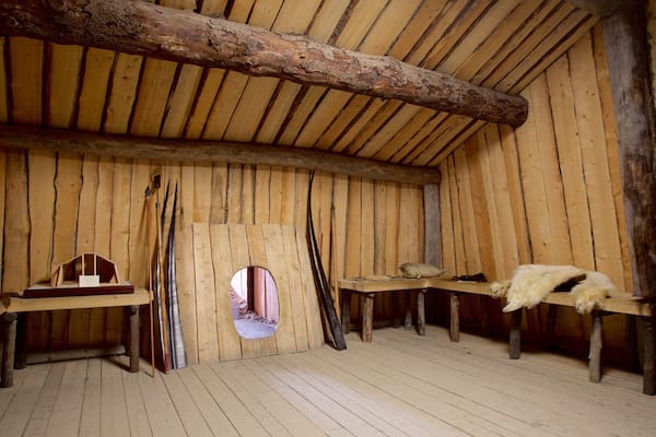 Alaska Native Heritage Center mit einem Innenansichten