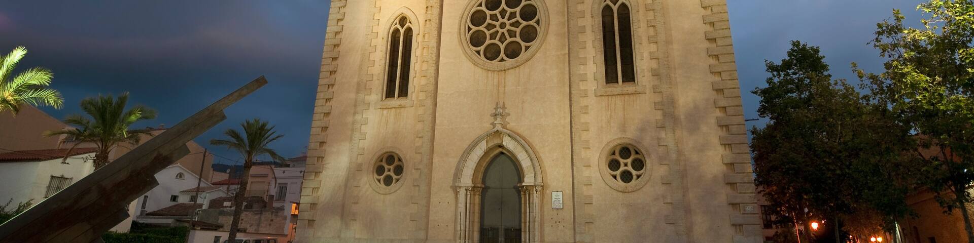 Parish church of Sant Pere de Ribes, Spain