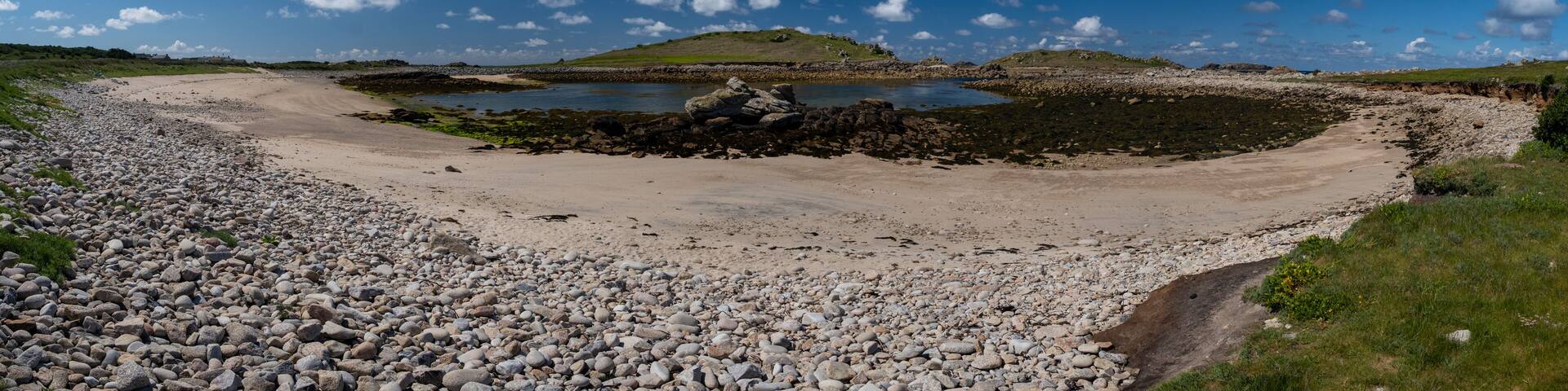 beach on st martins Isles of Scilly cornwall uk