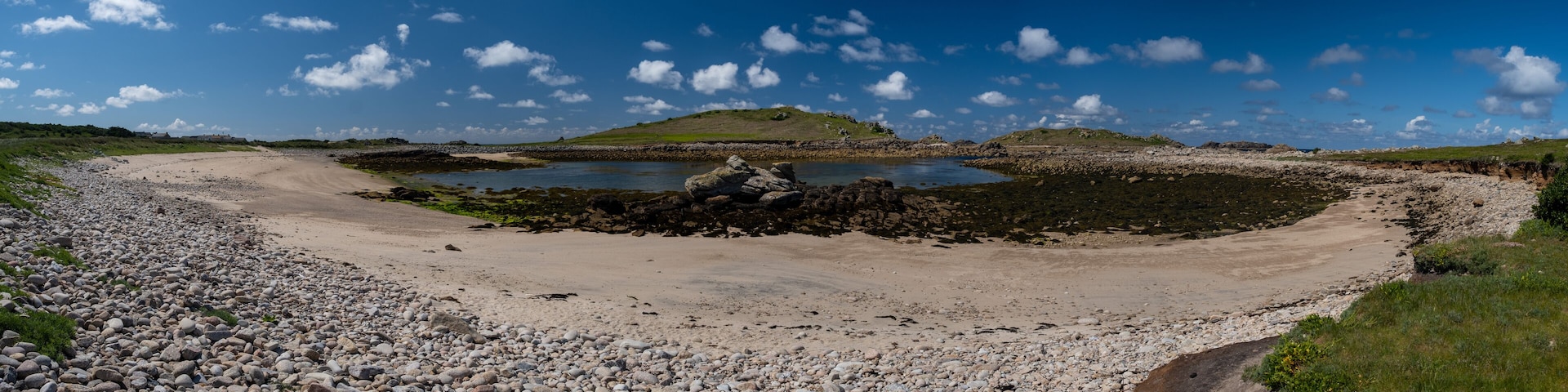 beach on st martins Isles of Scilly cornwall uk