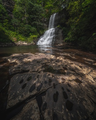 The Cascade waterfall on a nice summer day in Pembroke VA. #Adventure
#waterfall #virginia #landscape #photography #appalachian