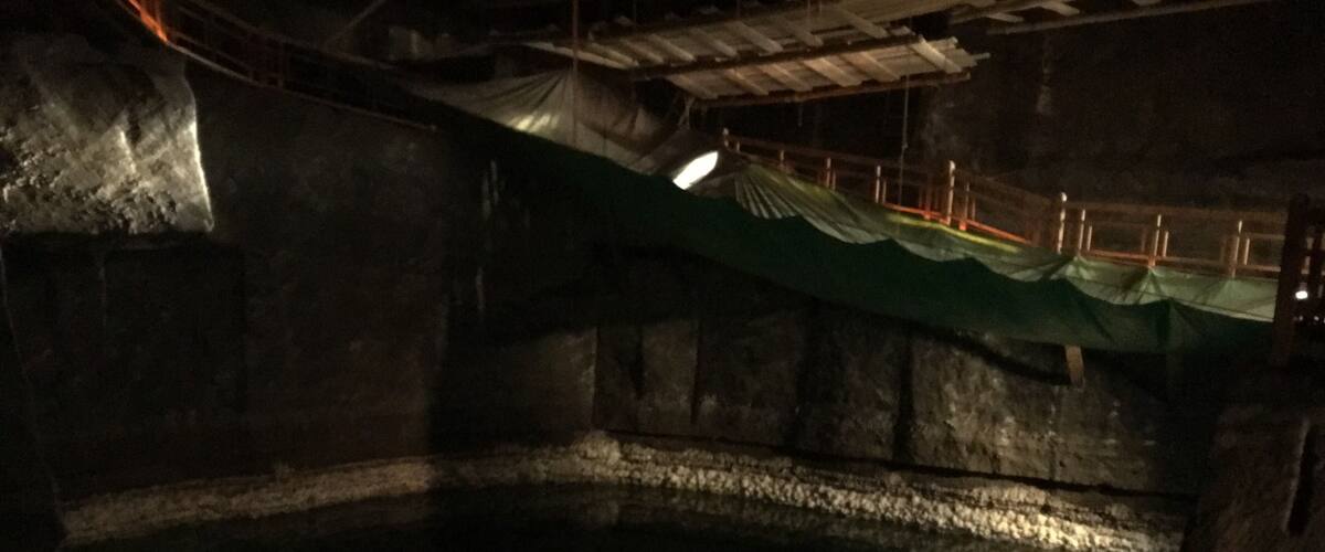 Salt mine in Krakow, Poland