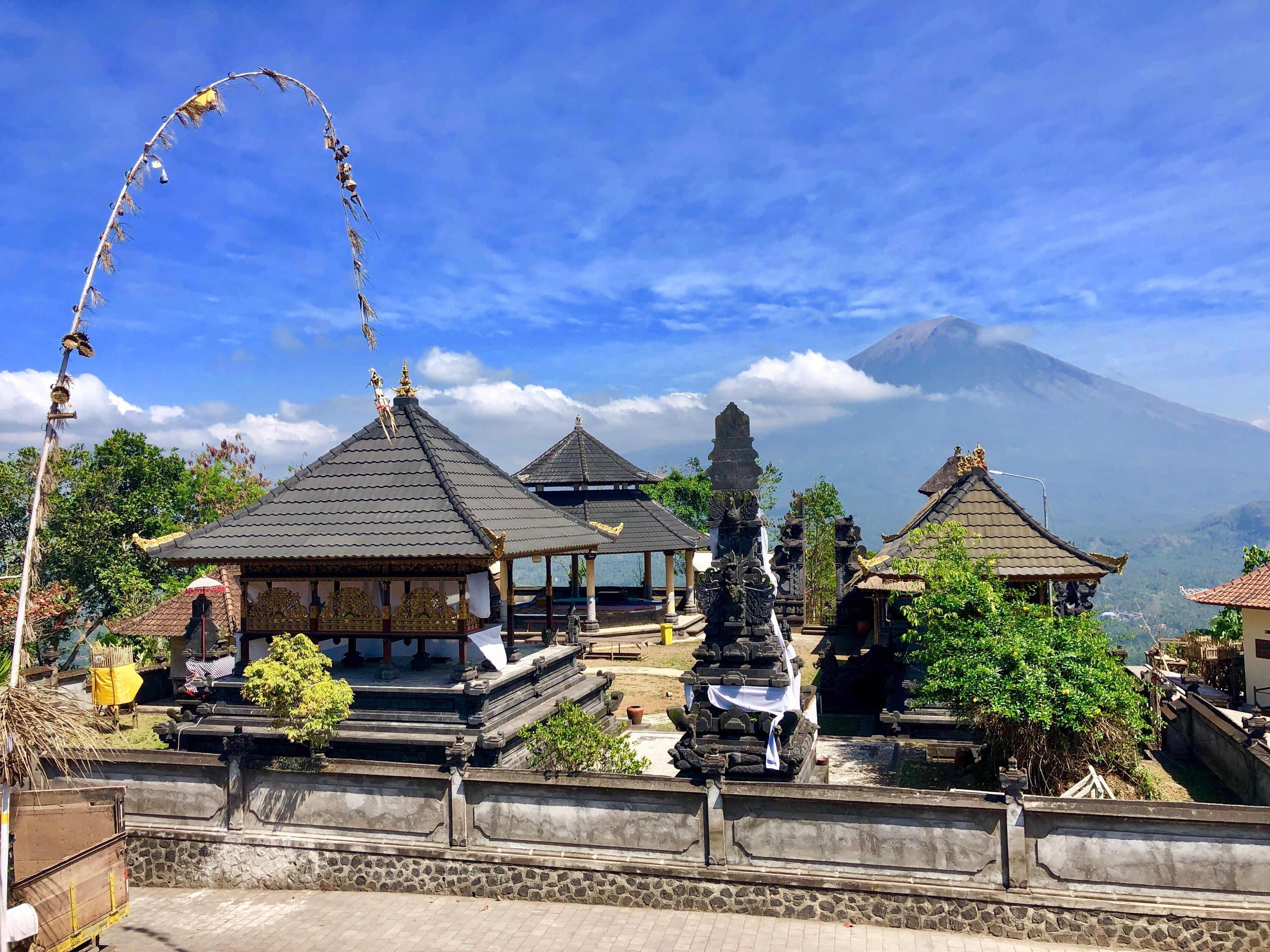 Clear view of Mt Agung 