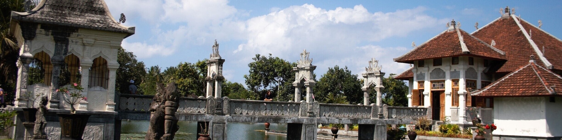 #bridge at Taman Soekasada Ujung #Water #Palace in east #bali