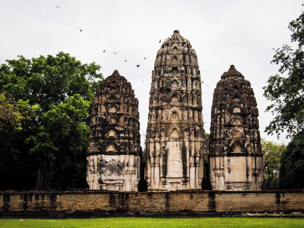 Being a little far from Bangkok, Thailand's ancient temples at Sukothai aren't nearly as famous as they should be. If you can make the time, skip Ayutthaya and head a little farther north to the ancient temple complex of Sukothai.